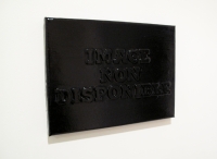 sans titre, bois et laque sur toile - 2011
