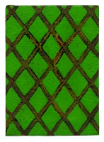 Grille - Laques sur toile, 17,5 x 12,5, 2010