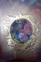 Bubble - Aérosol sur papier imprimé