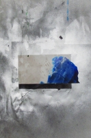 Dérive - Collage et aérosol sur papier