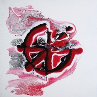 Test N°1 - Acrylique sur toile, 41x41cm, 2011